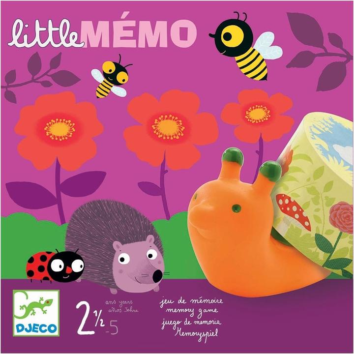 Produktbild Djeco Little Memo (Italienisch, Deutsch, Französisch)