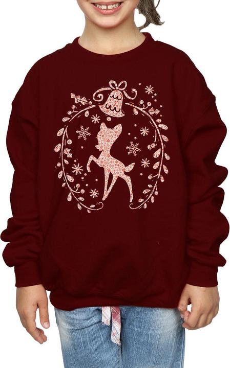 Produktbild Disney Bambi Christmas Wreath Sweatshirt Mädchen (140, 146)