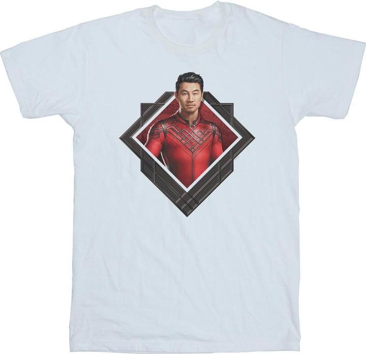 Actual product image Mens Shang-Chi And The Legend Of The Ten Rings Photo Crest T-Shirt (XXL)