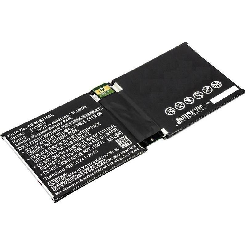 CoreParts Battery for Microsoft Tablet (4200 mAh), Notebook Akku, Schwarz
