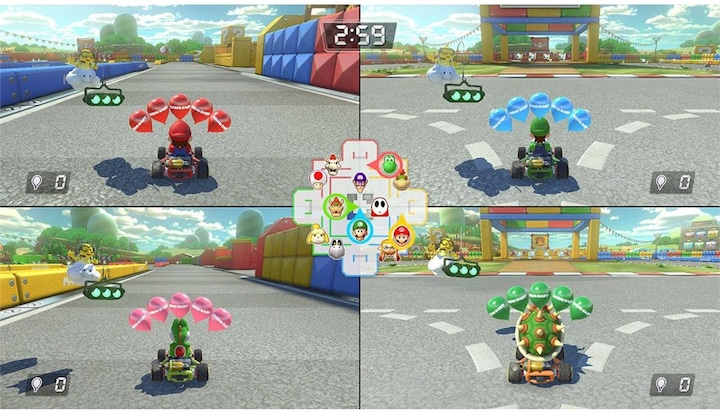 Actual product image Nintendo Mario Kart 8 Deluxe (Switch, Multilingual)