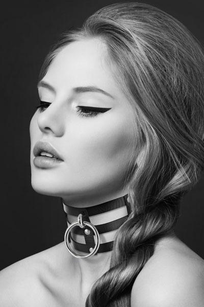 Image du produit Bijoux Pour Toi Collier Fetish large avec anneau -