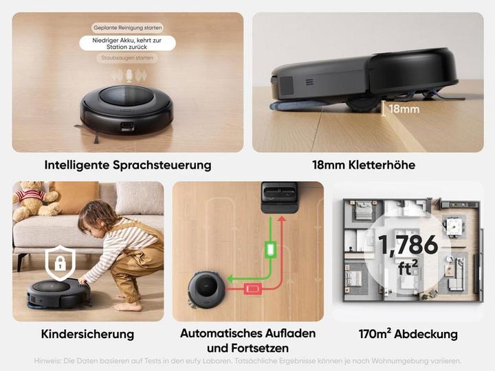 Immagine prodotto Anker eufy Robot Vacuum Omni C20 Saugroboter mit Wischfunktion (Robot aspirapolvere)