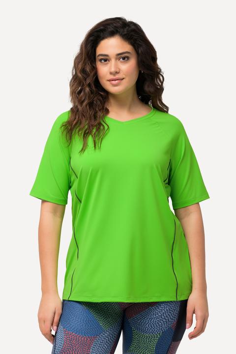 Produktbild Ulla Popken T-Shirt, UV-Schutz 50+, V-Ausschnitt, Halbarm (50, 52)