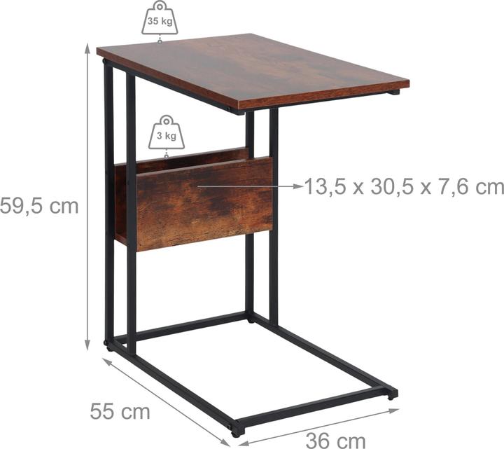 Image du produit Relaxdays Table d'appoint