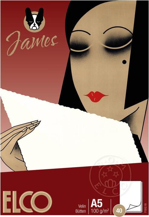 Image du produit Elco James Velin (A5, Blanc, Couverture rigide)