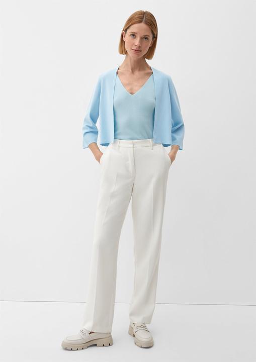 Produktbild s.Oliver Strickjacke Strickjacke aus Baumwollmix (42)