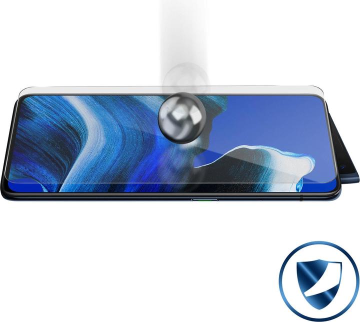 Actual product image Avizar Crystal clear film, glass screen protector (1 pcs., Oppo Reno 2)