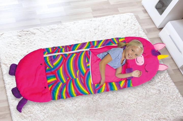 Produktbild MediaShop Happy Nappers Einhorn pink | Large 6-12 Jahre | Spielen - kuscheln- schlafen | Kinderschlafsack
