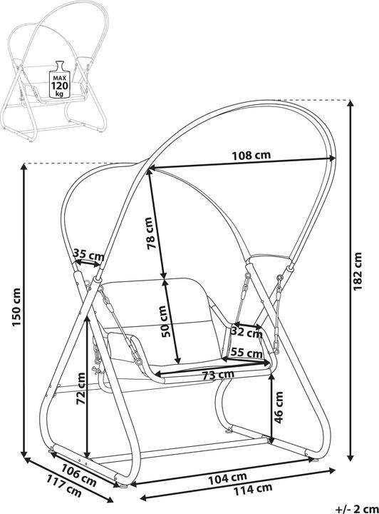 Actual product image Beliani Solagna