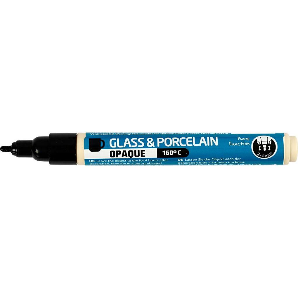 Thumbnail - Creativ Company, Marker, Glas-/Porzellanmalstift (Schwarz, 4 mm, 1 x)