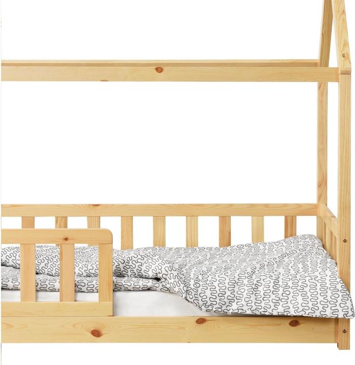 Image du produit Juskys Kinderbett Marli 80x160cm - Natur (80 x 160 cm)