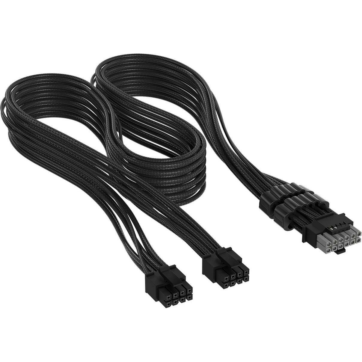 Corsair Stromkabel 2x 8-Pin auf PCIe 12V-2x6 65 cm (65 cm, 12V-2x6), Cavo interno (PC)