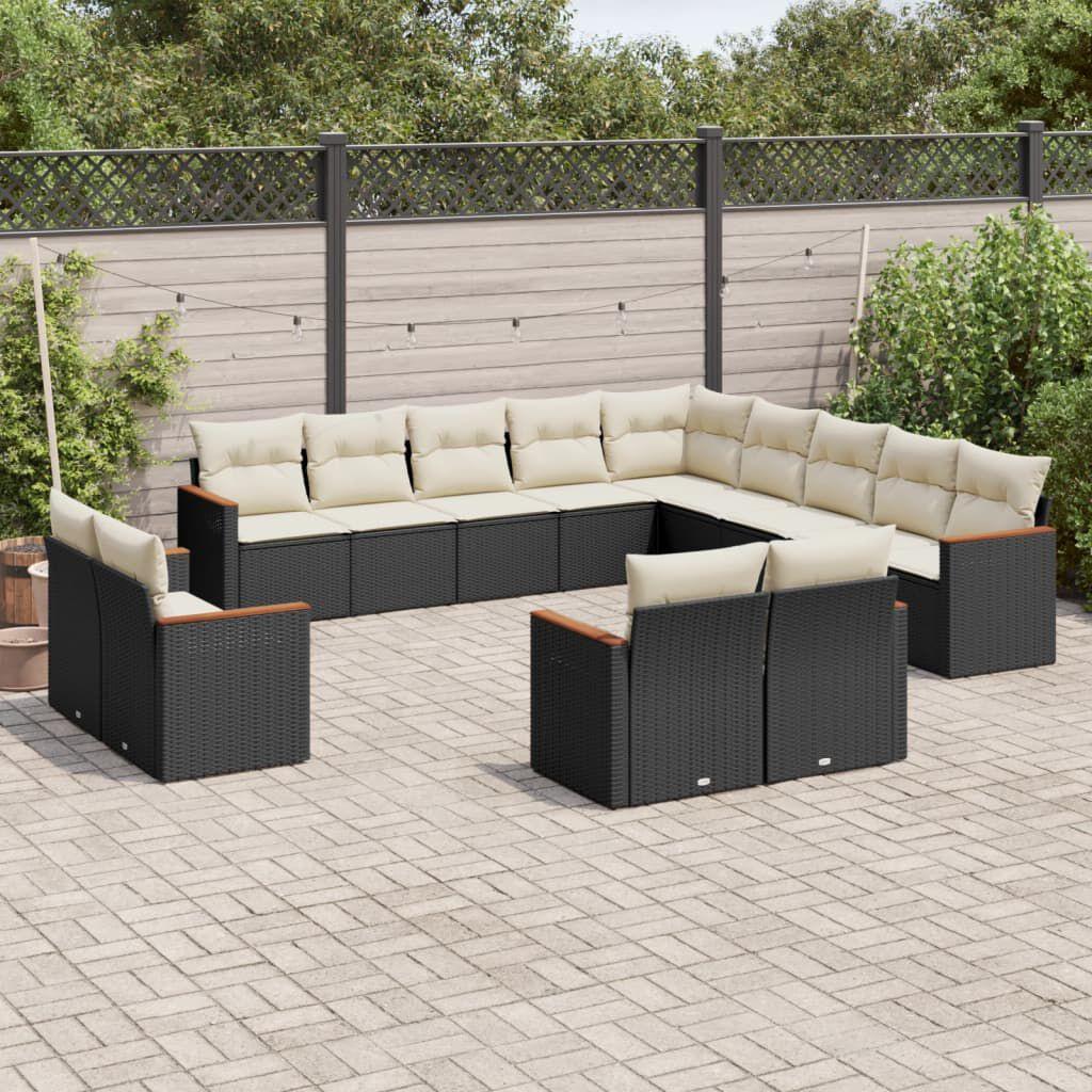 Thumbnail - VidaXL, Gartenlounge, 10-tlg. Garten-Lounge-Set mit Kissen