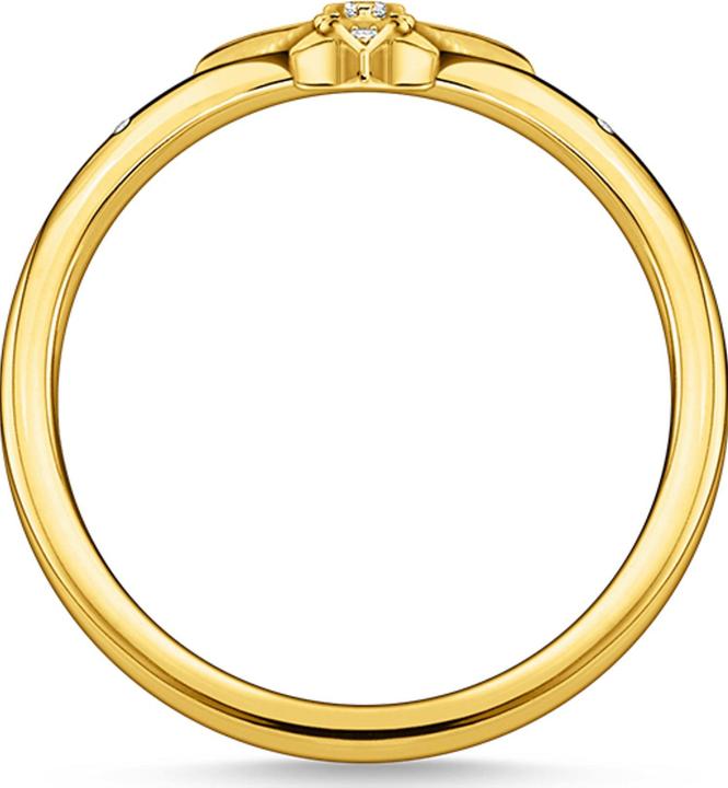 Immagine prodotto Thomas Sabo Anello stella con pietre d'oro (54, 925 Argento)