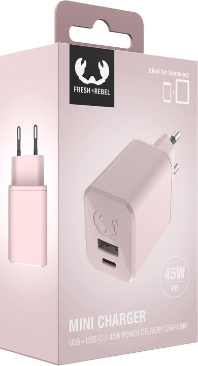 Produktbild Fresh'N Rebel Mini Ladegerät USB A + USB C (45 W)