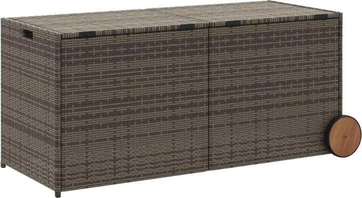 Actual product image VidaXL Gartentruhe mit Rollen 283L