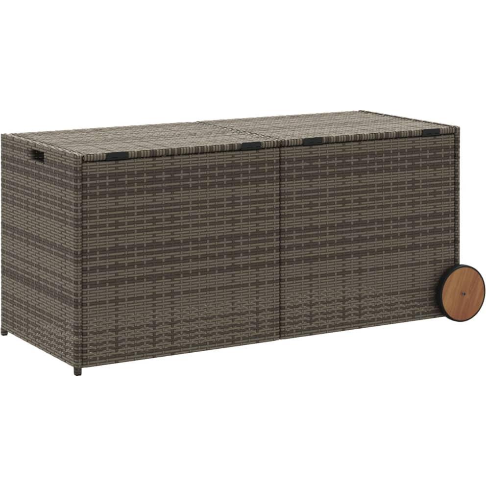 VidaXL, Kissenbox, Gartentruhe mit Rollen 283L