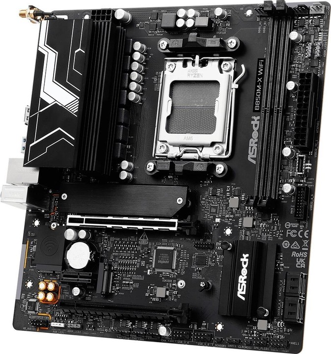 Image du produit AsRock B850M-X WiFi (AM5, AMD B850, mATX)