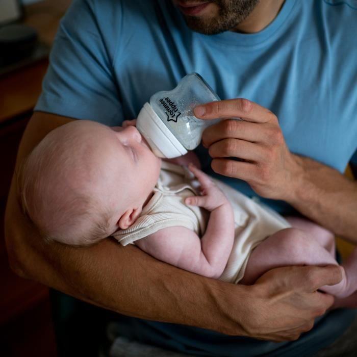 Productafbeelding Tommee Tippee Set van 2 spenen met trage speen - Transparant