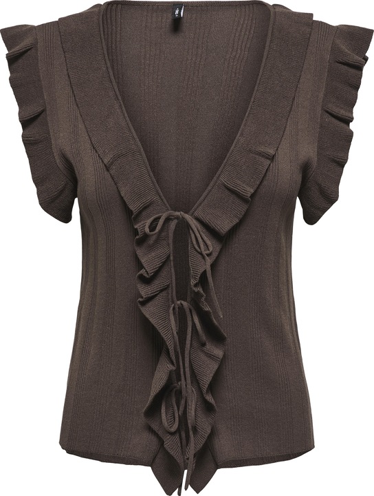 Only Onlnelly Sl V-Neck String Cardigan Knt