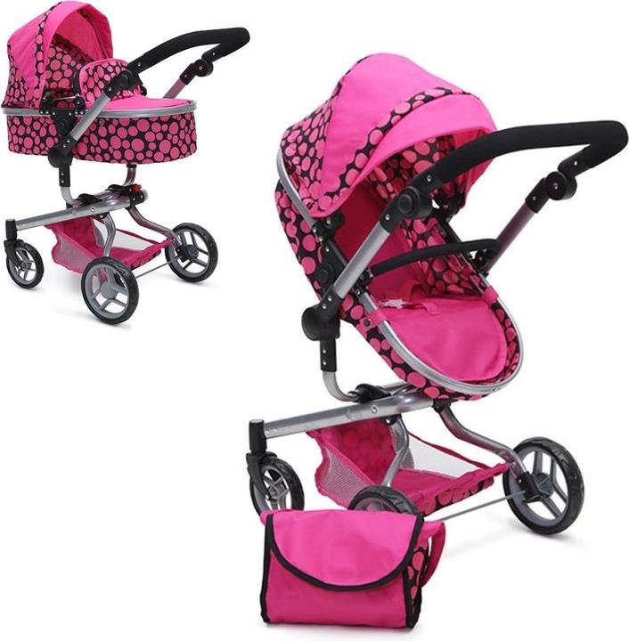 Moni Nano doll carriage Bella 9695 adjustable