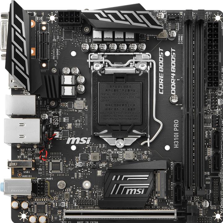 Produktbild MSI H310I Pro (LGA 1151, Intel H310, Mini-ITX)