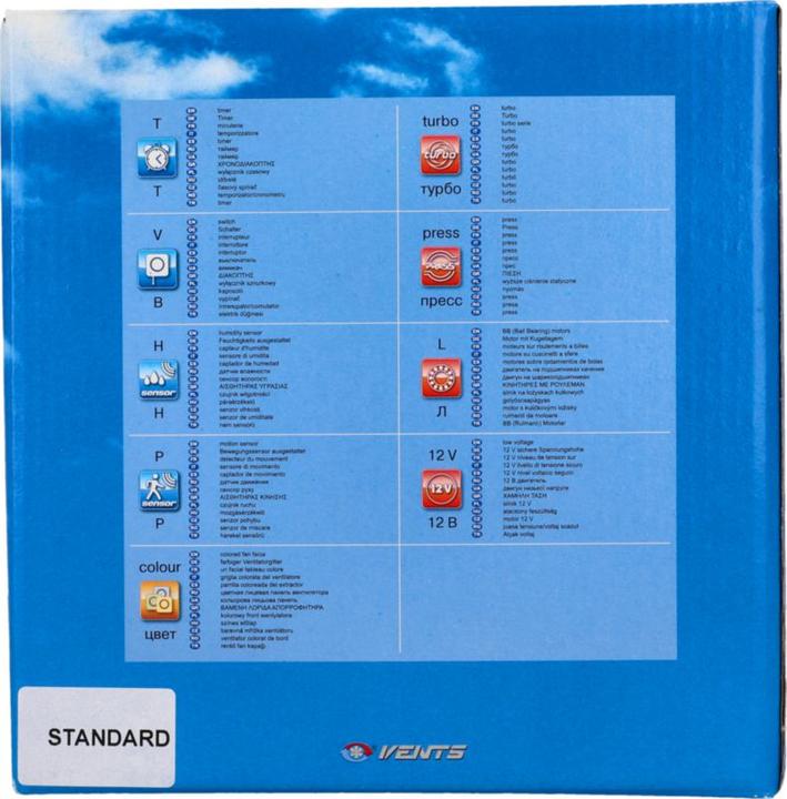 Produktbild Suprex Wandventilator mit Verschlussklappen 22W