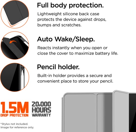 Actual product image Eiger Storm 250 Stylus Case (iPad 2025 (11th gen), iPad 10.9 (2022))