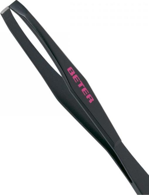 Actual product image Beter PINZA depilar punta recta acero negro