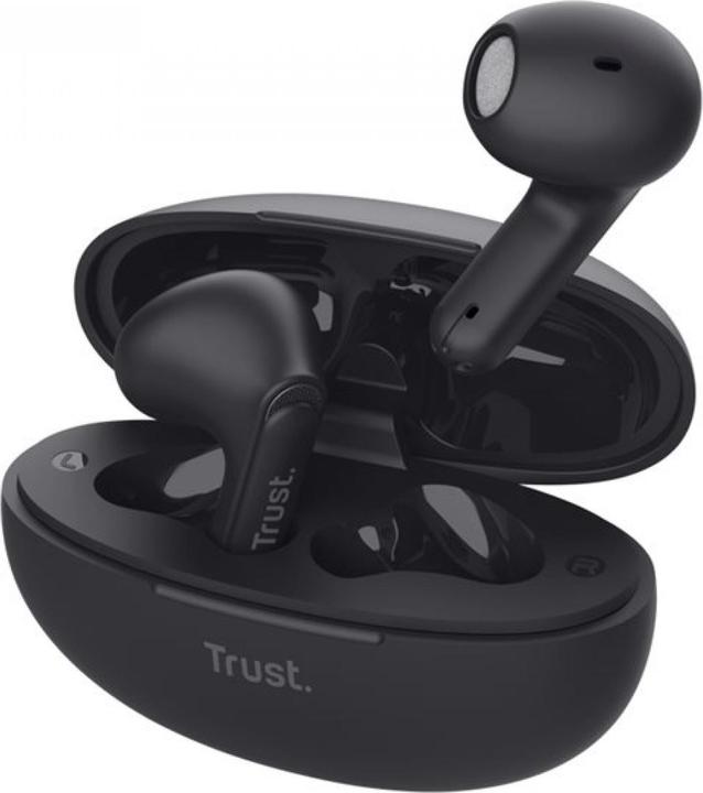 Produktbild Trust Yavi Bt Enc Earphones Black (ANC, 23 h, Kabellos)