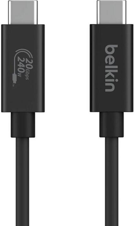 Productafbeelding Belkin USB C — USB C (2 m, USB 3.2 Gen 2x2, 240 W)