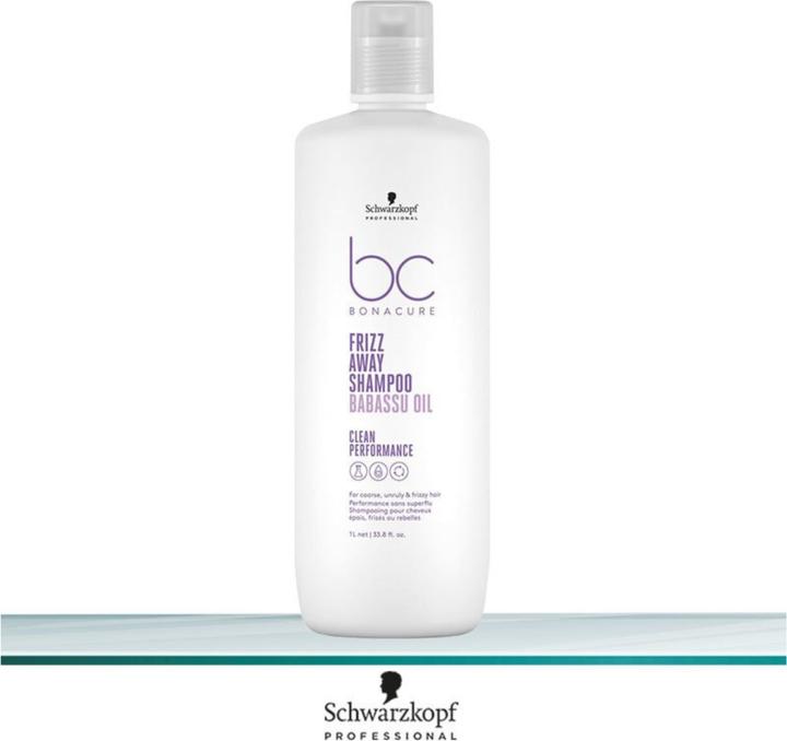 Produktbild Schwarzkopf Professional BC Bonacure Frizz Away Shampoo (1000 ml, Flüssiges Shampoo)