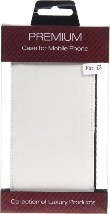Produktbild OEM Slim Leder Flip Case für Sony Z3 - weiss (Sony Xperia Z3, Sony Xperia Z3v, Sony Xperia Z3 Dual)