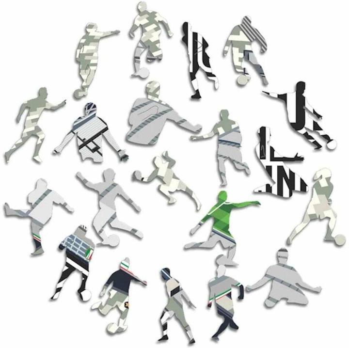 Actual product image Iconic Juventus FC - Allianz Stadium - Wooden Puzzle Size M (270 pieces) (270 pieces)