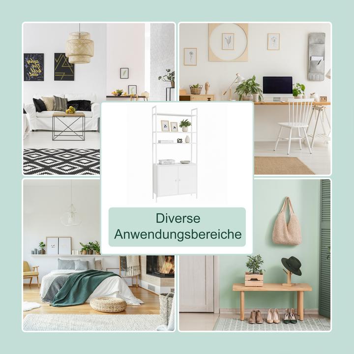 Produktbild Relaxdays Bücherregal (60 x 24 x 159.50 cm)