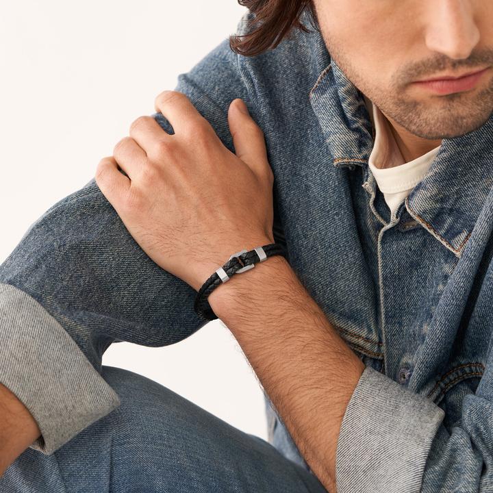 Produktbild Fossil Vintage Casual (18 cm, Edelstahl, Leder)