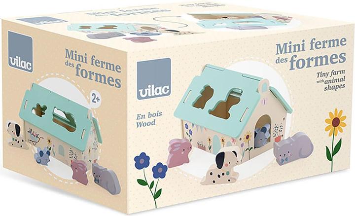 Actual product image Vilac - Shape Sorter - Tiny Farm with animals (7119)