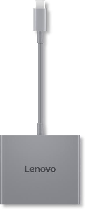 Actual product image Lenovo USB-C 4 in 1 travel hub Gen2 (P) (USB-C, 4 ports)