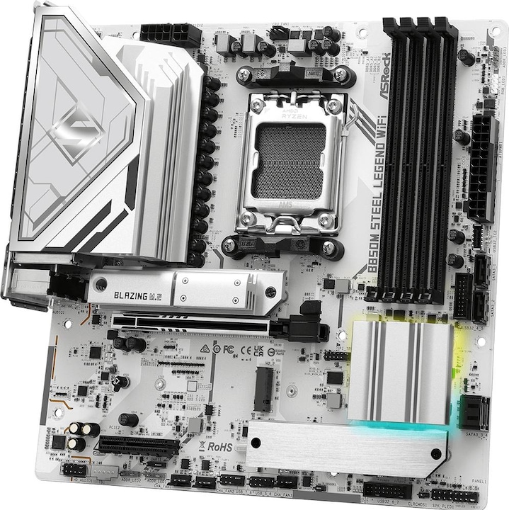 Image du produit AsRock B850M Steel Legend WiFi (AM5, AMD B850, mATX)