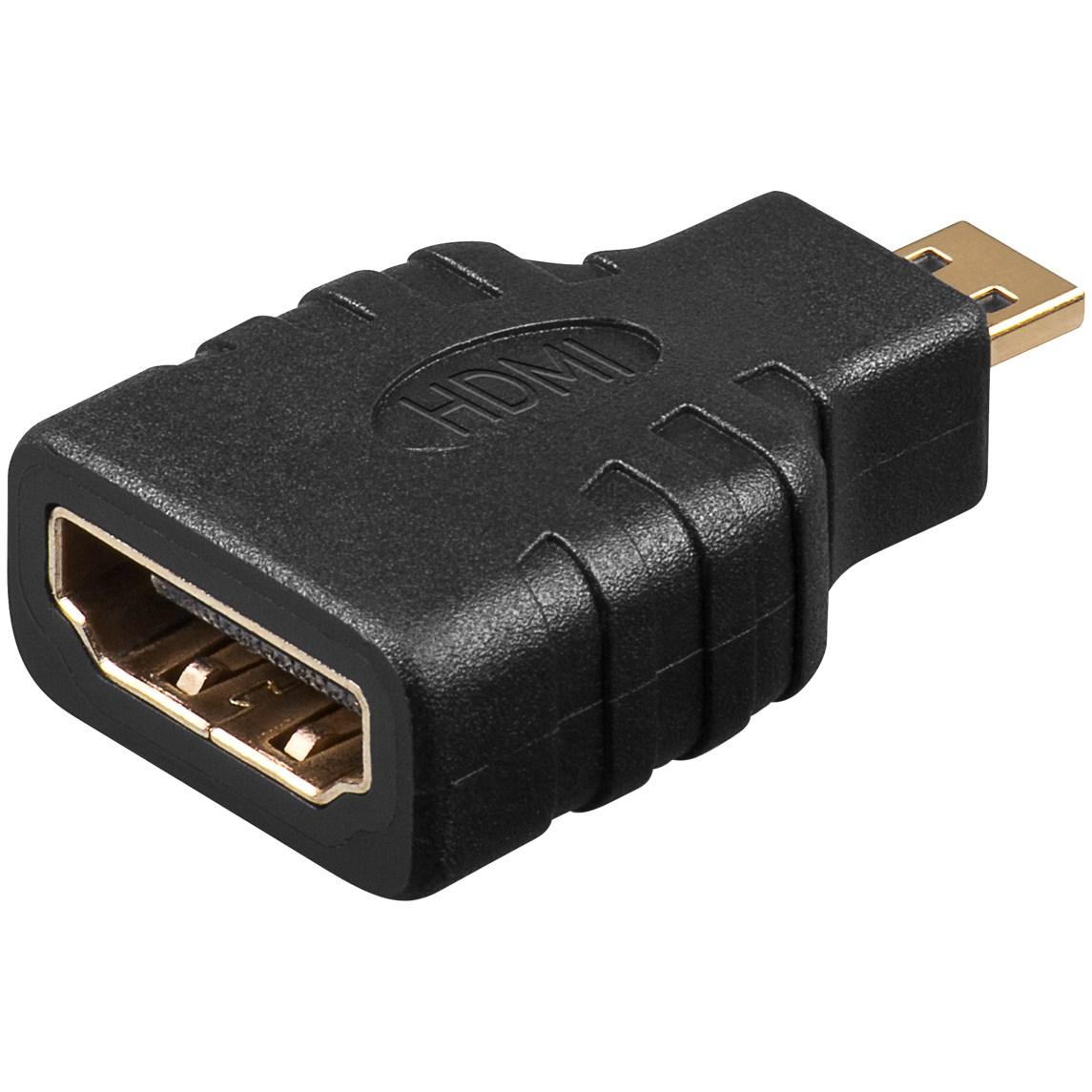 Goobay Nero Adattatore Hdmi (Hdmi), Adattatore Dati + Video,