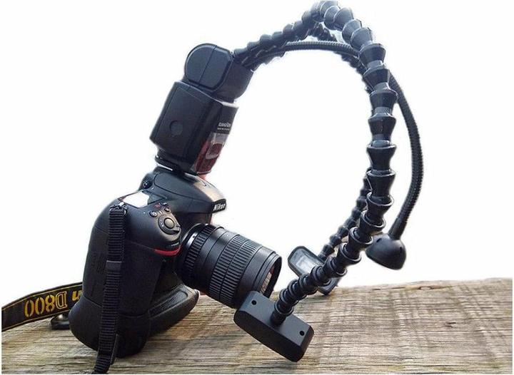 Produktbild Venus Optic Macro Twin Flash KX-800 (Makroblitz, Sony, Canon, Nikon, Pentax)