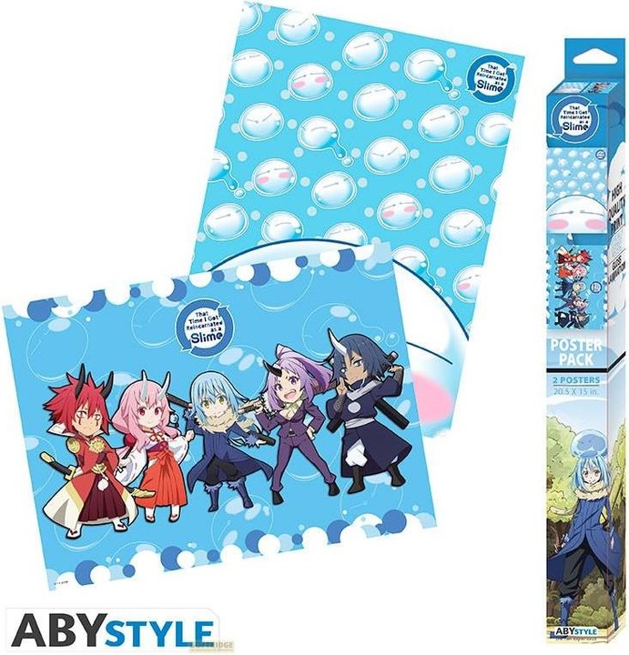 Immagine prodotto ABYstyle Vita da Slime - Set 2 Chibi Posters Artworks (52x38) (52 x 38 cm)
