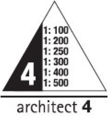 Actual product image Rumold Triangular scale aluminium 10cm (10 cm)