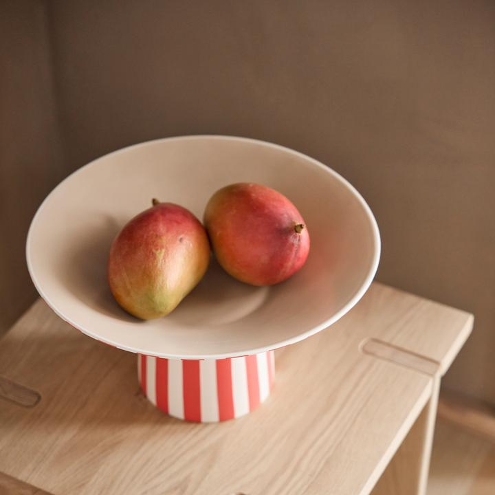 Produktbild OYOY Living Dekoschale Toppu Centerpiece Rot/Weiss