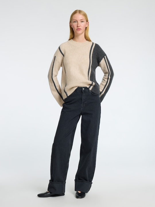 Produktbild Selected Femme Gestreifter Pullover (XL)