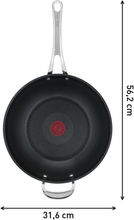 Actual product image Tefal Jamie Oliver Cook's Classic (Wok, Stainless steel, 30 x 14 cm)