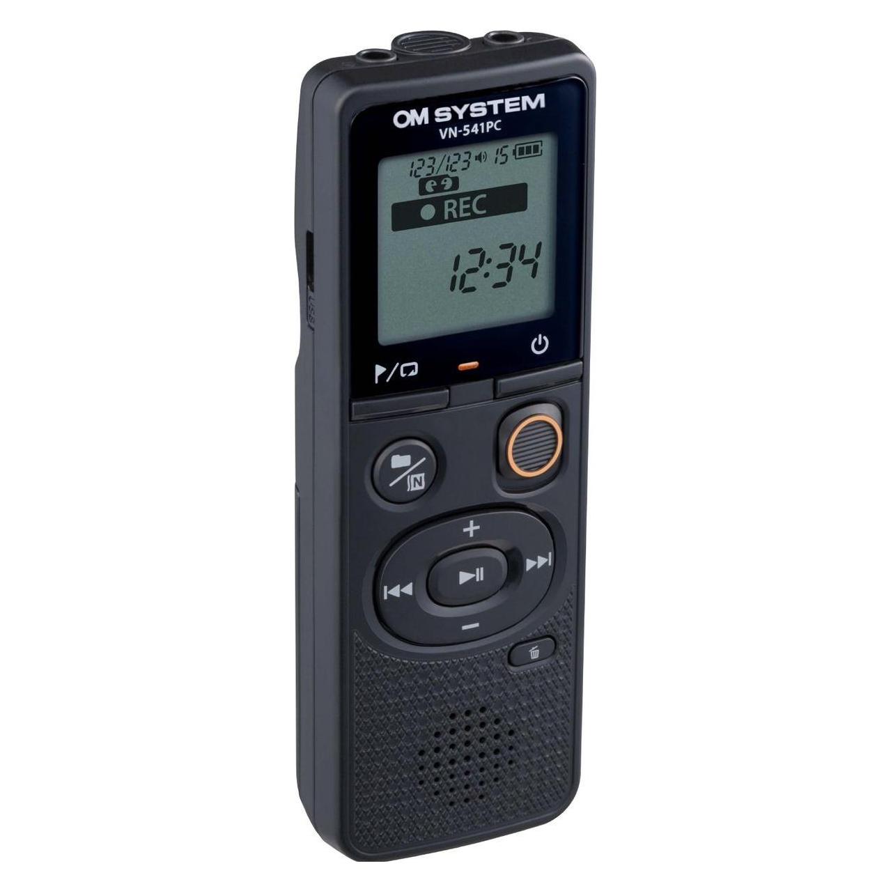 Om System VN541PCME52W Serie Recorder (4 Gb), Dictafoon, Zwart