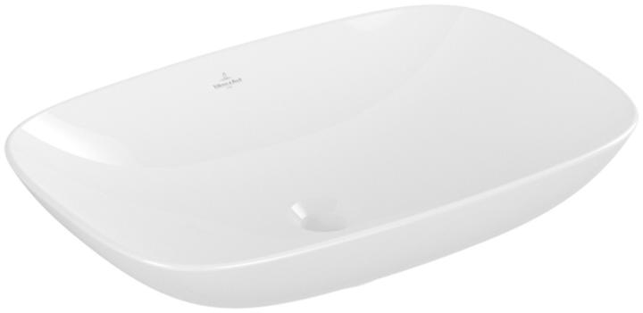 Produktbild Villeroy & Boch V&B Aufsatzwaschtisch LOOP & FRIENDS ohne ÜL 620x420mm we C+ (420 mm, 620 mm)