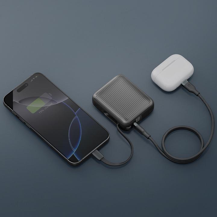Produktbild Energea PowerBank Integra Mini 35 10000mAh cableUSB-C PD35W grey (10000 mAh, 35 W, 35 Wh)